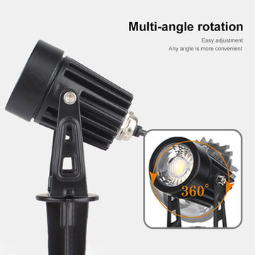 Warm White Solar LED Garden Spotlights